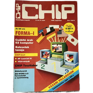 CHIP III.évf.8.szám 1990.Augusztus 