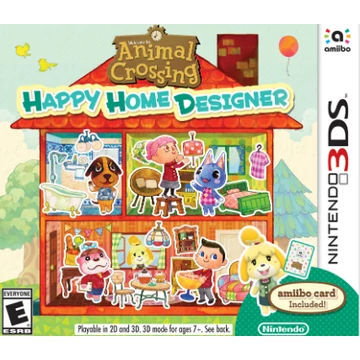 Animal Crossing Happy Home Designer + 2DS kompatibilis (francia borító)