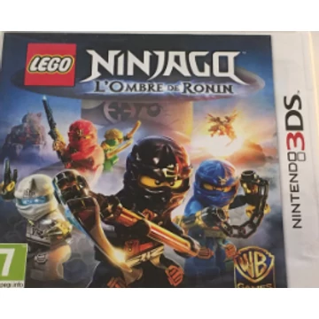 Lego Ninjago l'ombre de ronin 3DS (francia borító)