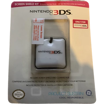 Nintendo 3DS képernyővédő és tisztító dörzsölő készlet
