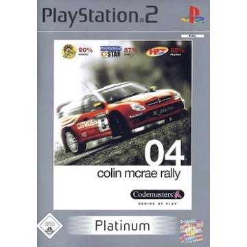 Colin Mcrae Rally 04 PS2(Platinum)Francia Borító)