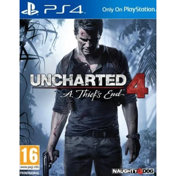 Uncharted 4: A Thief's End PS4 - CSAK tok borítóval