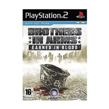 Brothers In Arms Earned In Blood PS2 (német, francia borító) + füzet