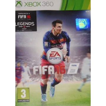 Fifa 16 Xbox360  - CSAK tok borítóval. 