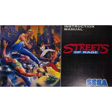 Sega Streets of Rage Kézikönyv