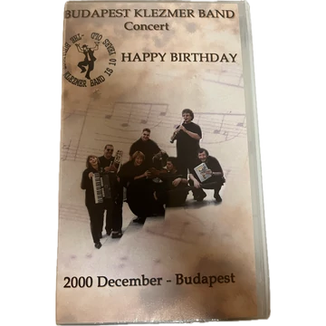 Budapest Klezmer Band Concert - Happy Birthday VHS Bontatlan