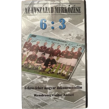 Az évszázad mérkőzése 6:3 VHS Bontatlan