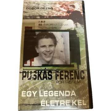 Puskás Ferenc Portréfilm : Egy legenda életre kel VHS Bontatlan