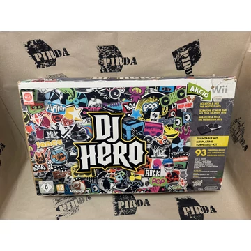 DJ Hero lemezjátszóval+játék - Wii