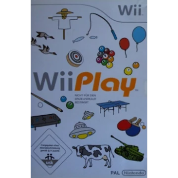 Wii Play Nintendo Wii Game (Spanyol borító)