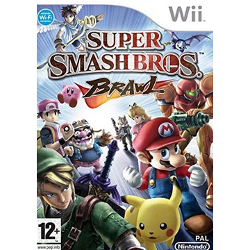 Super Smash Bros - Brawl Wii (francia borító)