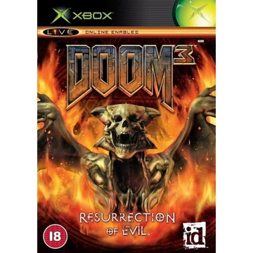 Doom 3 Resurrection Of Evil Xbox(Francia Borító)