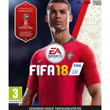 FIFA 18 XBOX ONE magyar borító