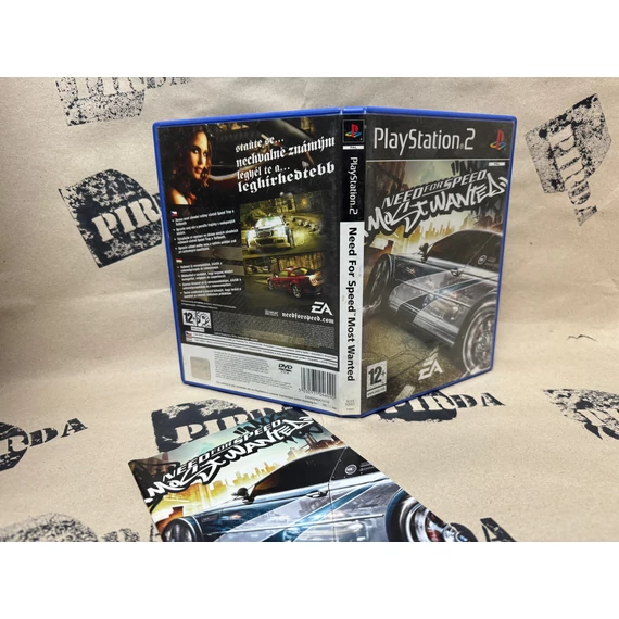 Need For Speed Most Wanted PS2 (Tok, Borító, Kézikönyv)
