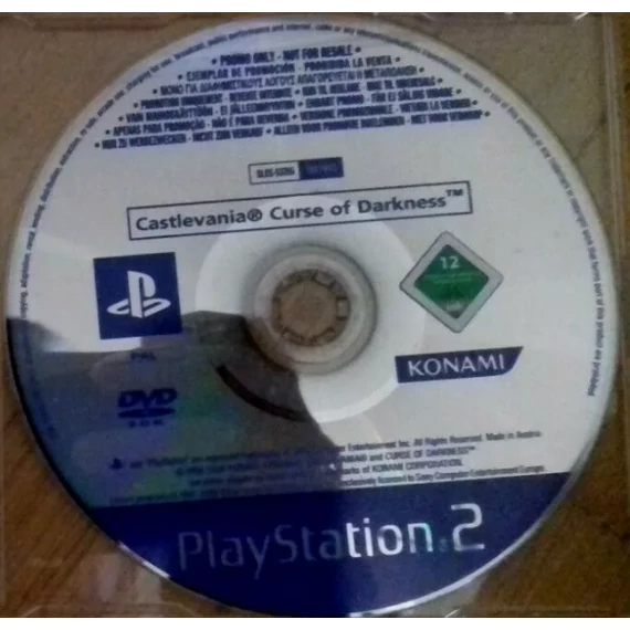 Castlevania Curse of Darkness PS2 - CSAK LEMET- PROMO ONLY