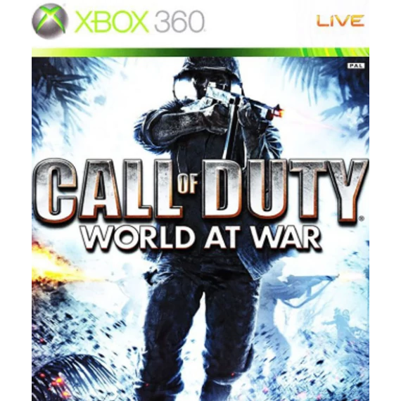 Call of Duty World At War Xbox360 (dán, finn, norvég, svéd borító)