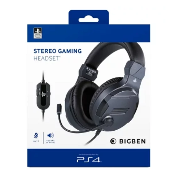 Nacon Stereo Gaming Headset V3 - Titánszürke (PS4)