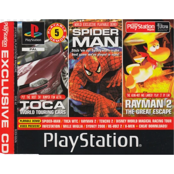 Official UK Playstation Magazin Disc 62 PS1