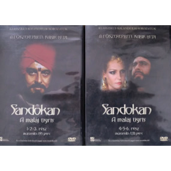 Sándokán a Maláji tigris 1-6. DVD
