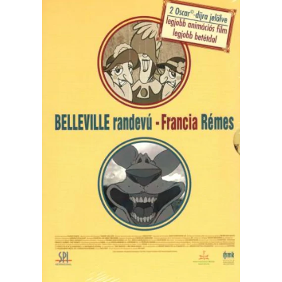 Belleville randevú - Francia Rémes DVD Díszborítóval