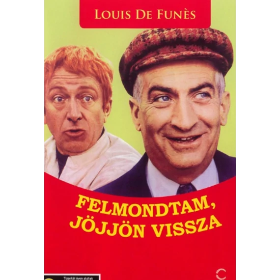 Felmondtam, Jöjjön vissza DVD
