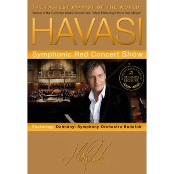 Havasi Balázs: Symphonic Red Concert Show DVD díszborítóval