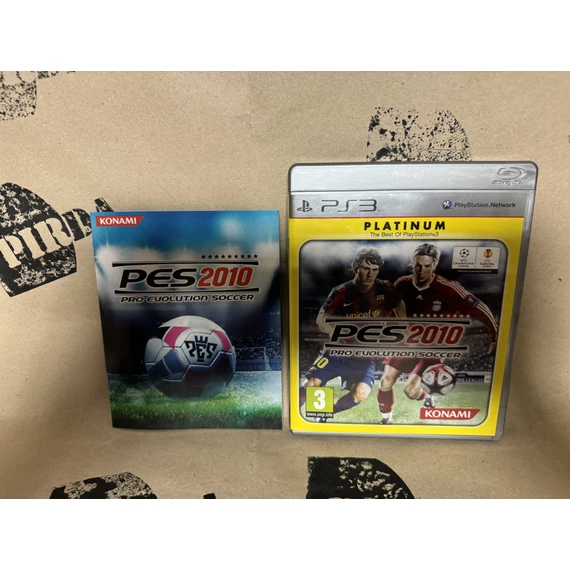 Pes 2010 PS3 (Platinum) ( Borító,Tok,kézikönyv)