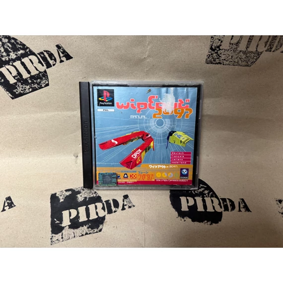 Wipeout 2097 PS1(Borító,Kézikönyv)