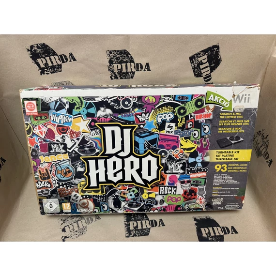 DJ Hero lemezjátszóval+játék - Wii
